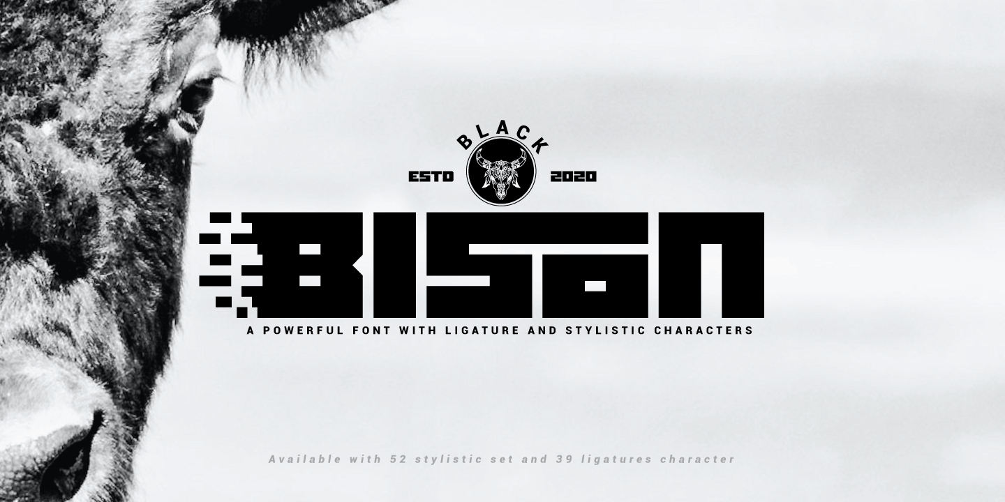 Font Black Bison